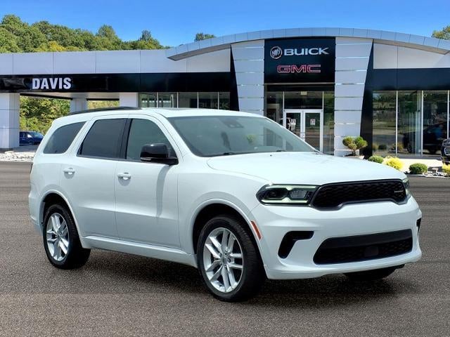 2024 Dodge Durango GT Plus in White Knuckle Cle — front three-quarter view