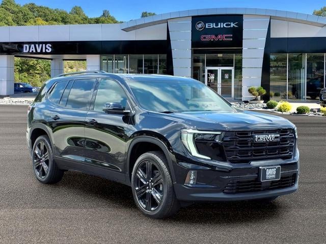 2026 GMC Acadia Elevation in Ebony Twilight Metallic — front three-quarter view