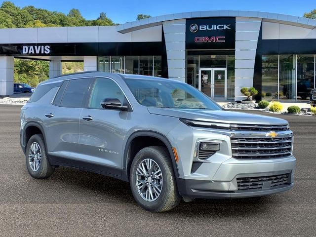 2024 Chevrolet Traverse LT in Sterling Gray Metallic — front three-quarter view
