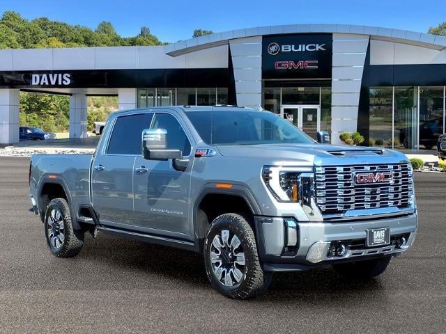 2026 GMC Sierra 2500 HD Denali in Sterling Metallic — front three-quarter view
