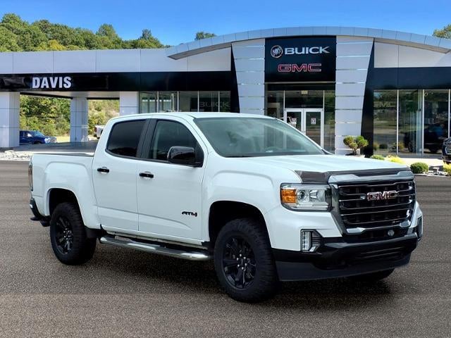 2022 GMC Canyon AT4 - Leather in Summit White — front three-quarter view