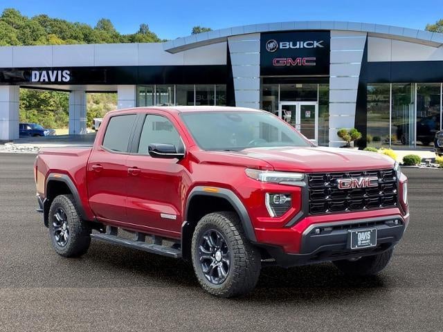 2023 GMC Canyon Elevation in Volcanic Red Tintcoat — front three-quarter view