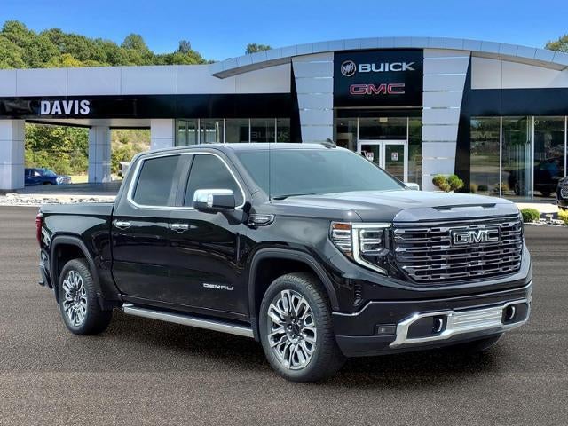 2024 GMC Sierra 1500 Denali Ultimate in Onyx Black — front three-quarter view