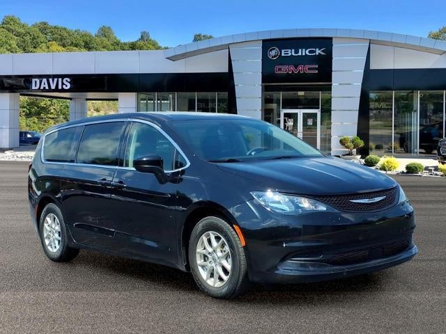 2024 Chrysler Voyager LX in Diamond Black Cry — front three-quarter view