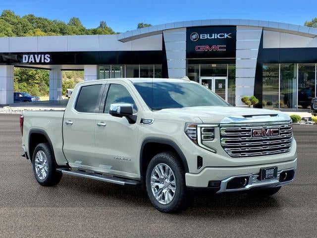 2026 GMC Sierra 1500 Denali in Coastal Dune — front three-quarter view